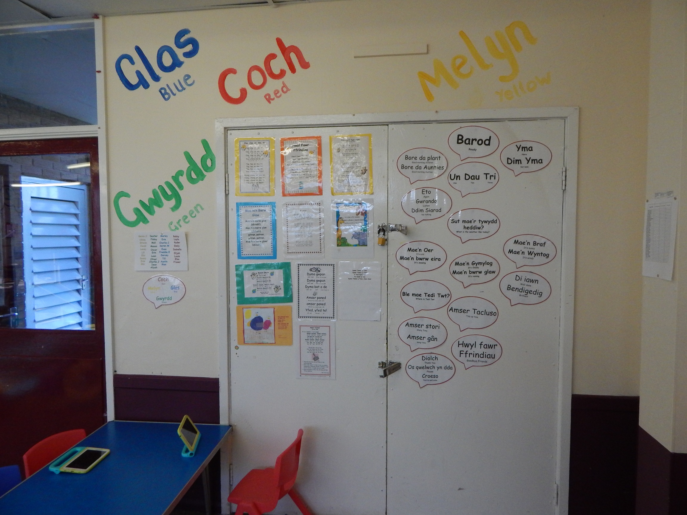 Welsh Language Wall